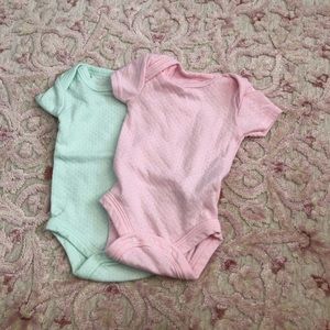 Bon Bebe Pair of Baby Girl Onesies